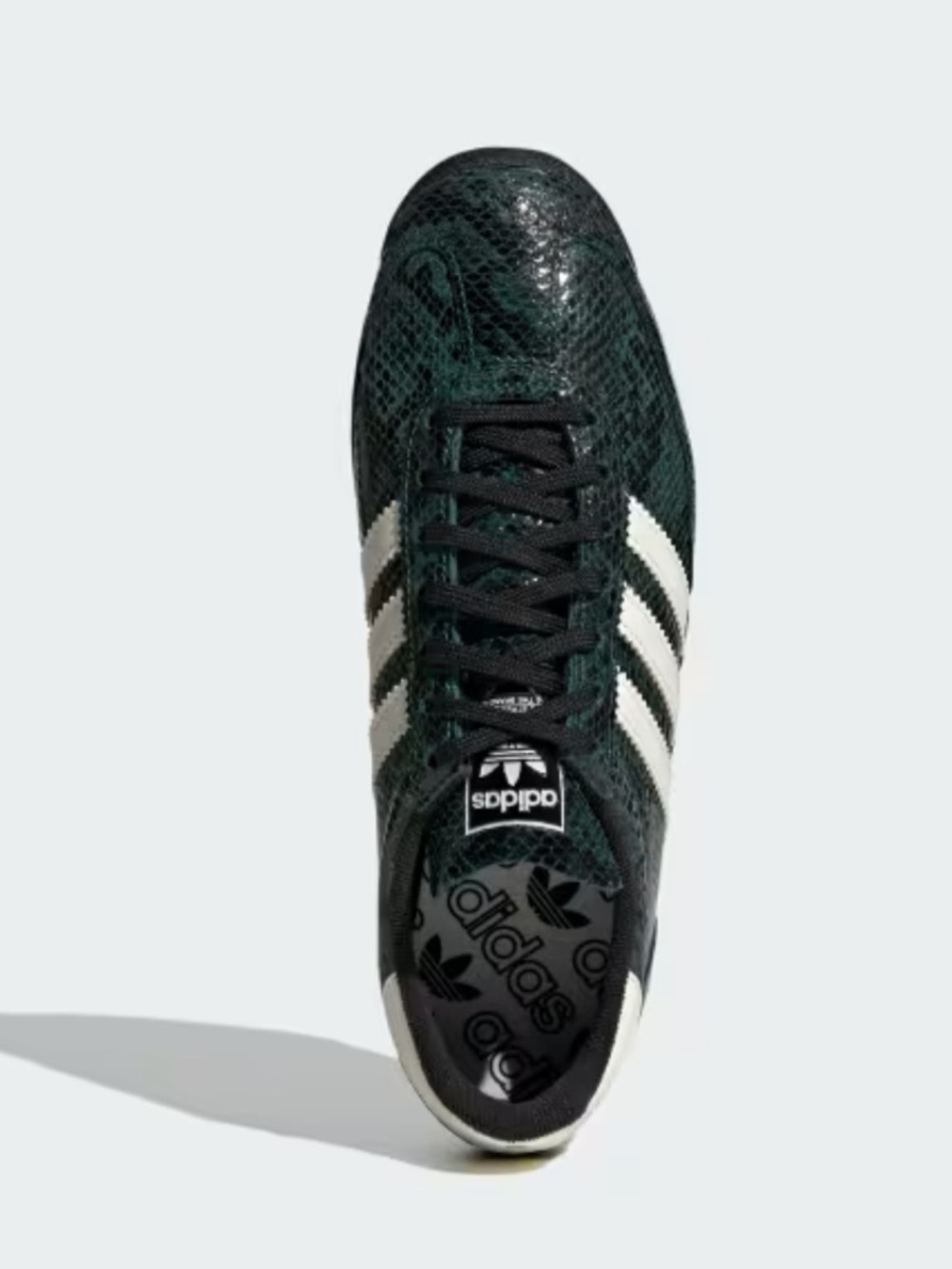 Adidas Womens Shoes SL 72 OG Collegiate Green-Snake-Print Sneakers Size 6 - Picture 4 of 9
